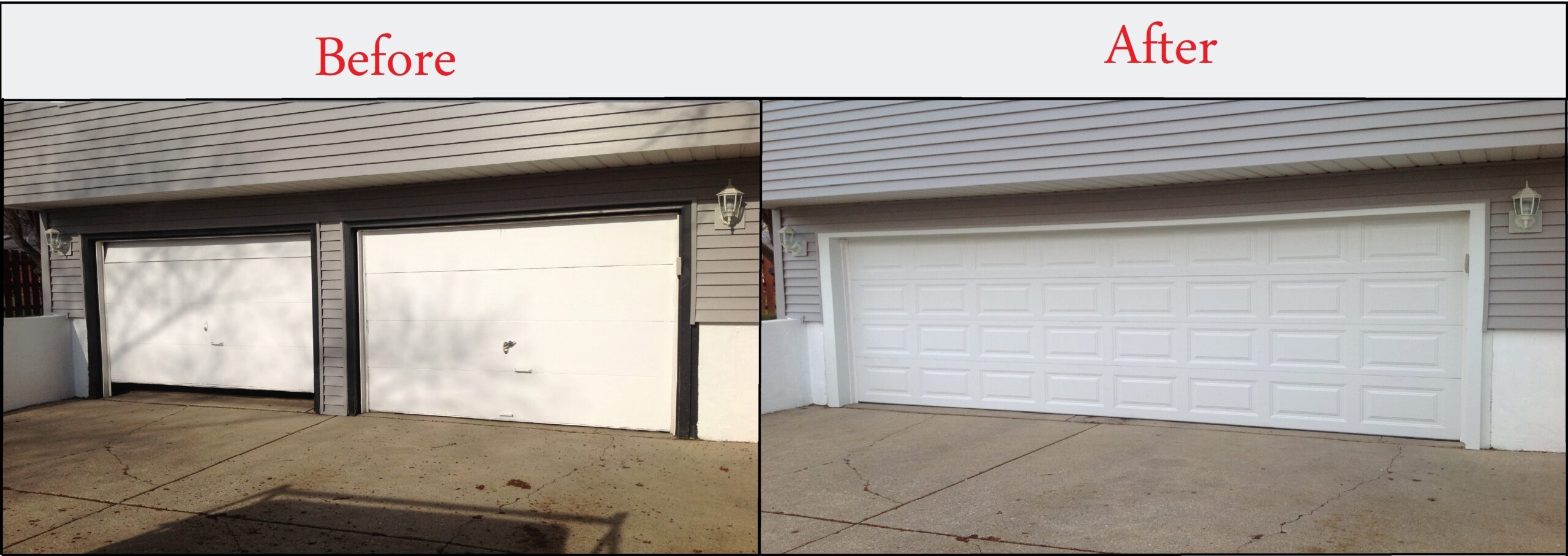 Garage Door Conversion